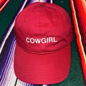 Kemo Sabe “Cowgirl” Embroidered Cap | Red Western Hat OS